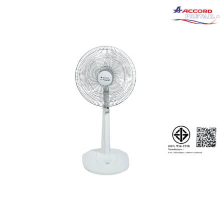 พัดลมตั้งโต๊ะ ACCORD PREVAIL  AC-1664 สีขาว_8